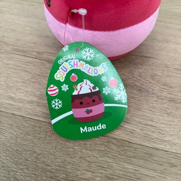 Squishmallows Maude Cranberry Mocha Toy Plush 6" Coffee Drink Christmas 2024 NEW - Picture 8 of 8